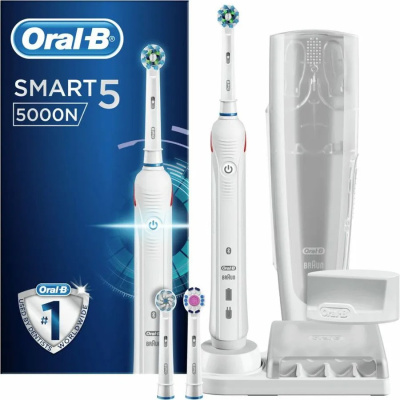 Зубная щетка электрическая Oral-B Smart 5 5000N белый