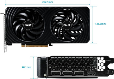  Palit NVIDIA GeForce RTX 5060 Dual 8Gb GDDR7, OC, Ret (NE75060S19P1-GB2063D)