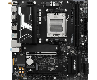 ����������� ����� Asrock B850M-X WIFI R2.0, Socket AM5, AMD B850, mATX, Ret