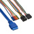 Exegate EX272744RUS  Minitower Exegate QA-412U Black, mATX, <XP350, Black, 120mm>, 2*USB+2*USB3.0, Audio