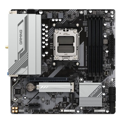 ����������� ����� Gigabyte B650M GAMING PLUS WIFI, Socket AM5, AMD B650, mATX, Ret