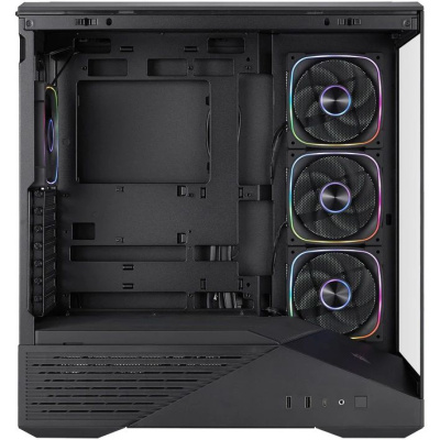 ������ 1STPLAYER GM7 ARGB Black / ATX / 4x120mm ARGB fans / GM7-BK-3FN7R-1FN7
