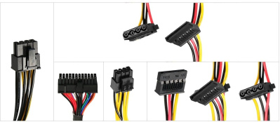 ���� ������� KingPrice SFX 400W KPPSU400 (20+4pin) PPFC 80mm fan 3xSATA