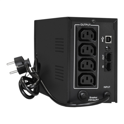 ��� ExeGate SpecialPro UNB-800.LED.AVR.4C13.RJ.USB 800VA/480W, LED, AVR, 4�C13, RJ45/11, USB, ������������� ������, Black