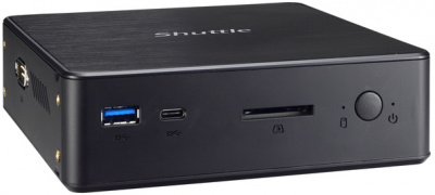 ��������� Shuttle CPU �� ����������, DDR-4, ��� HDD, 1000 ����/�, Wi-Fi, USB 3.0, USB-C, HDMI, DisplayPort, COM, ��� ��, ������ (NC10U)