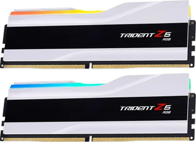 ������ ������ DDR5 G.SKILL TRIDENT Z5 RGB 96GB (2x48GB) 6000MHz CL30 30-36-36-96 F5-6000J3036F48GX2-TZ5RW  White