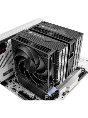 ����� Thermalright Frost Tower 140 LGA115X/1200/1700/1851/2011/2066/AM4/AM5 (Dual Tower, 120mm + 140mm PWM Fan, ������ ���������, 7 ����. ������ 6��) / TRFT140