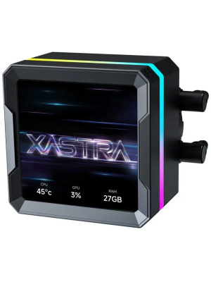 ������� �������� ���������� XASTRA Octant LS360-0F BK ��� ������������ Intel LGA LGA1851/1700/1200/115X/AM5/AM4 (4" LCD IPS screen,TDP 315W, black) RET