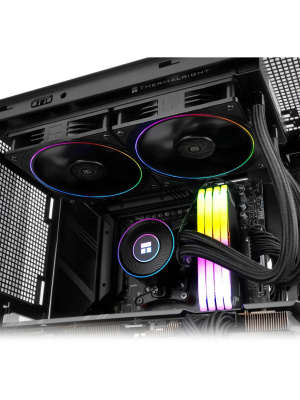 ������� �������� ���������� Thermalright Aqua Elite 240 V5 ARGB Black / 2x120mm ARGB PWM Fans / TRAE240V5AB