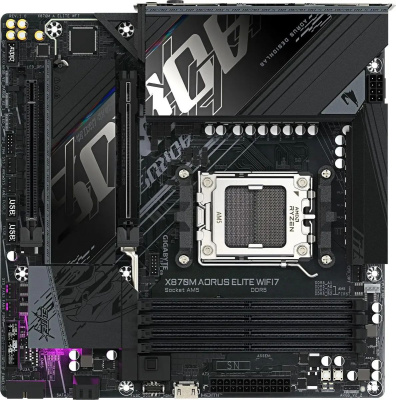 ����������� ����� Gigabyte X870M AORUS ELITE WIFI7 SocketAM5 AMD X870, mATX, Ret