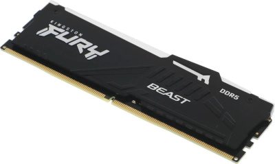   Kingston DDR5 DIMM FURY Beast Black RGB 16Gb, 6000Mhz KF560C30BBA-16
