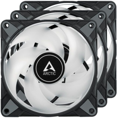   ARCTIC P12 PWM PST A-RGB 0dB (3 PCS Value Pack) - retail