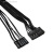 Exegate EX283071RUS  Miditower ExeGate XP-332 Black, ATX, <XP400, Black,120mm>, 2*USB, Audio