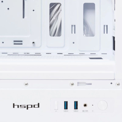      HSPD M510, Mesh Mid Tower, White, M510-TGWH-ARGB