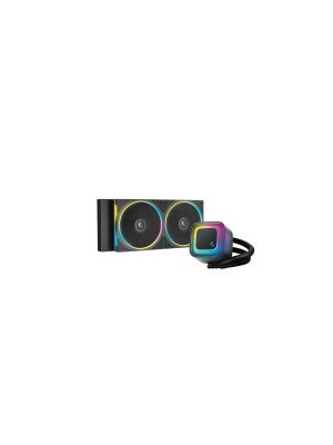 �������� �������� ���������� DEEPCOOL LE240 PRO LGA1851/1700/1200/115X/AM5/AM4 (TDP 250W, ARGB Lighting, Anti-Leak edition, PWM, DUAL FAN) RET