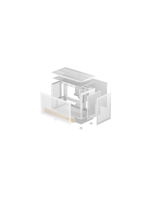 ������ Deepcool CH260 WOOD WH, TG, mini-ITX, mATX, �����