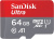 Флеш карта microSDXC 64GB SanDisk Ultra Class 10, UHS-I, R 140 МБ/с, SDSQUAB-064G-GN6MN без адаптера SD Флеш карта microSDXC 64GB SanDisk Ultra Class 10, UHS-I, R 140 МБ/с, SDSQUAB-064G-GN6MN без адаптера SD