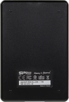    Silicon Power 2.5" D06 Diamond 1Tb USB 3.0 SP010TBPHDD06S3K Black