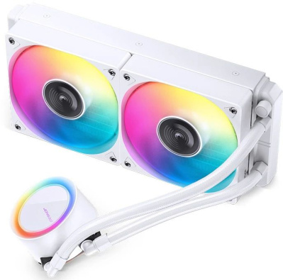 ������� ����������� ���������� Jonsbo TG-240 ARGB White, 4-pin, ARGB, 120��, �����, retail