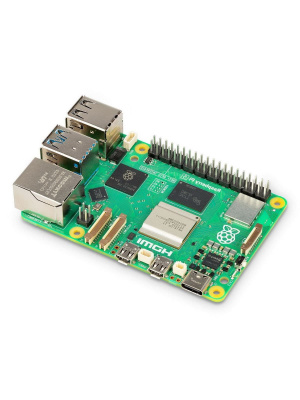   Raspberry Pi 5 8GB RAM Retail, (RA777) Broadcom BCM2712 Quad core Cortex-A76 64-bit CPU, VideoCore VII GPU, Dual 4Kp60 HDMI display output, 4Kp60 HEVC decoder, 802.11ac WiFi, Bluetooth,2x USB 3.0, 2xUSB 2.0, 2x micro-HDMI,  