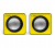 Колонки CBR CMS-90 Yellow Колонки CBR CMS-90 Yellow