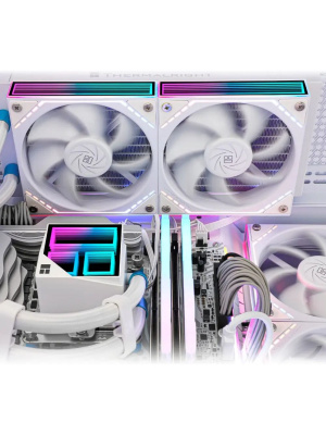 ������� �������� ���������� Thermalright Frozen Infinity 240 White / 2x120mm ARGB PWM Fans / TRFI240W