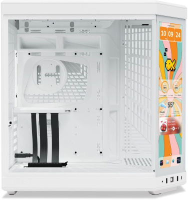 ������ HYTE Y70 Touch Infinite White Snow, ��� ��, Midi-Tower, ����� (CS-HYTE-Y70TTI-WW)