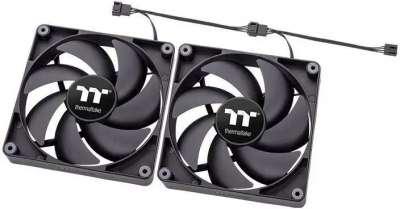 ���������� ��� ������� Thermaltake CT140 140�140x25 ������ 4-pin 30.5�� (����.:2��) (CL-F148-PL14BL-A) Ret