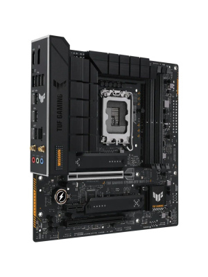 ����������� ����� ASUS TUF GAMING B760M-BTF WIFI D4, LGA1700, B760, 4*DDR4, 4*SATA, 3*M.2, 4*USB 3.2, 3*USB 2.0, Type-C, 2*PCIx16, 1*PCIx1, DP+HDMI, mATX; 90MB1E50-M0EAY0