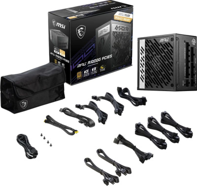 ���� ������� MSI MPG A1000G PCIE5, 1000W, 80 PLUS GOLD, 135��, ������, retail