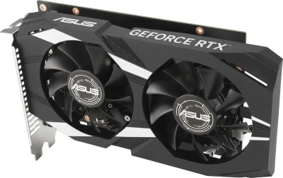 ���������� Asus PCI-E 4.0 DUAL-RTX3050-O6G NVIDIA GeForce RTX 3050 6Gb 128bit GDDR6 1822/14000 HDMIx1 DPx3 HDCP Ret