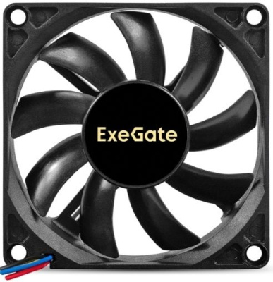 Exegate EX295237RUS ���������� 12� DC ExeGate ExtraPower EP08015B2P (80x80x15 ��, 2-Ball (������� ���������������), 2pin, 2600RPM, 26dBA)