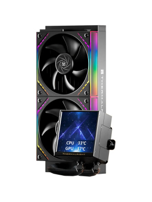 ������� �������� ���������� Thermalright Peerless Vision 240 ARGB Black / 2x120mm ARGB PWM Fans / TRPV240AB