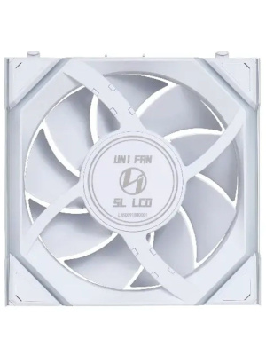 �������� ������������ (3��.) Lian Li UNI FAN SL WIRELESS LCD 120 / 12SLLCD1W3W WHITE / 120x124,5x28�� (1.6� LCD �������, PWM, ARGB, 1900 ��/��� (Max.), 29.5dBa) / G99.12SLLCD1W3W.R0