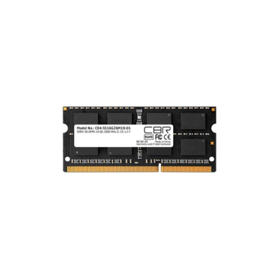   CBR DDR4 SODIMM 8GB CD4-SS08G26M19-01 PC4-21300, 2666MHz, CL19