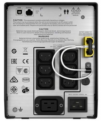 �������� �������������� ������� APC Smart-UPS C SMC2000I 1300�� 2000�� Black