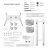 Мобильная стойка Onkron TS1881 white 55-80" max 90кг VESA 800x400 Мобильная стойка Onkron TS1881 white 55-80" max 90кг VESA 800x400